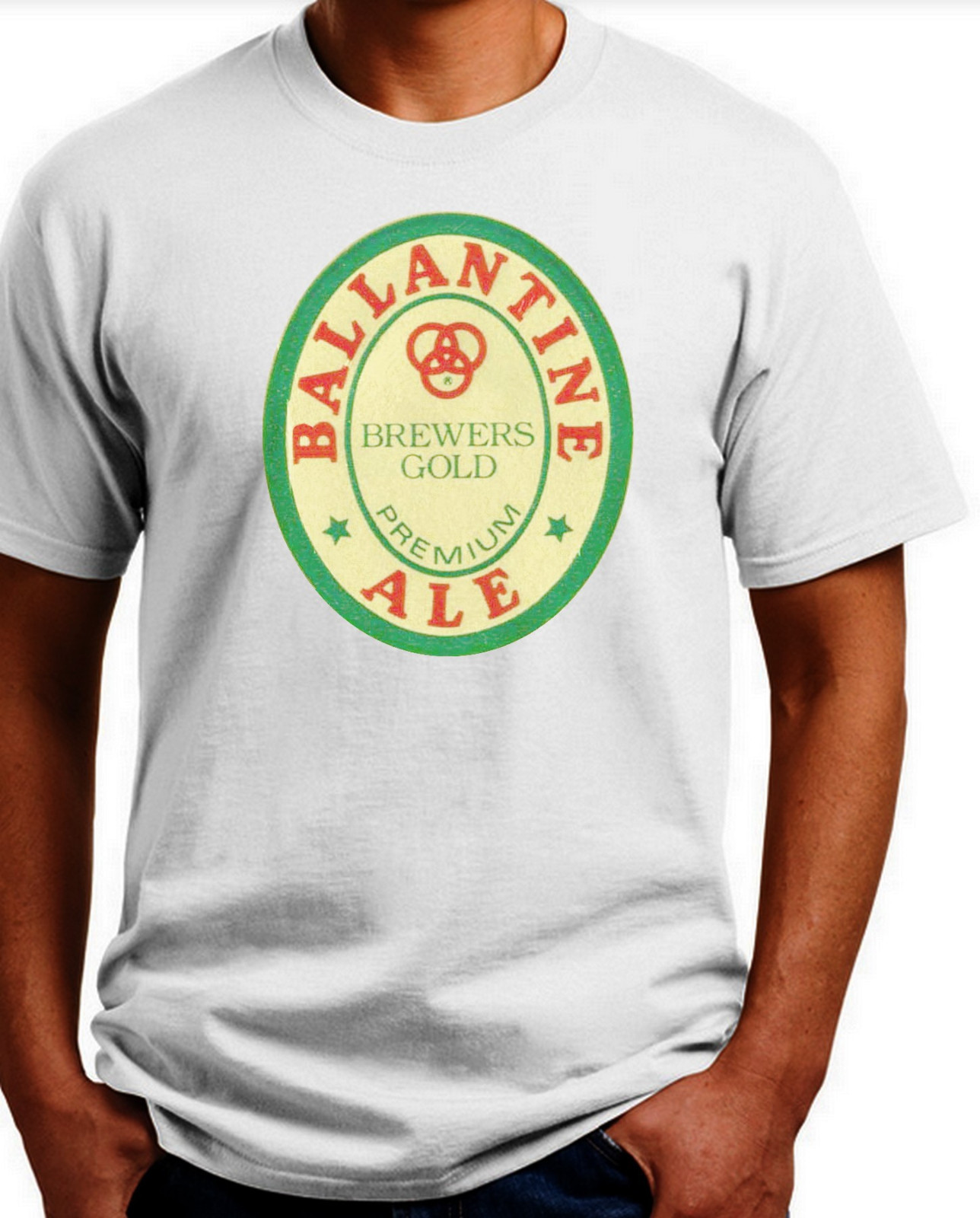 Ballantine Ale T-shirt Vintage logo Heavy Cotton. Size S-3X Short & Long Sleeve gallery