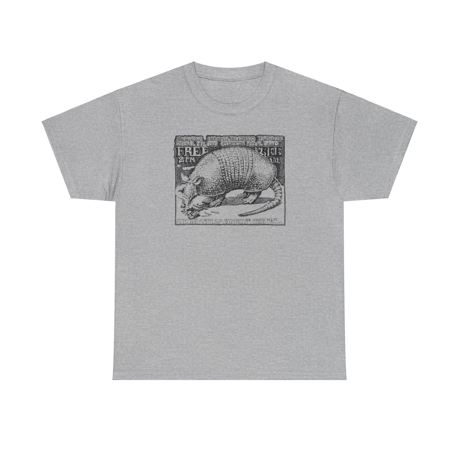 Vintage Armadillo World Headquarters Retro Austin TX Souvenir Graphic T-Shirt