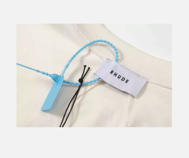 High Quality NEW Men Women RHUDE Loose Leisure Cotton Short Sleeve T-Shirt S-XL gallery