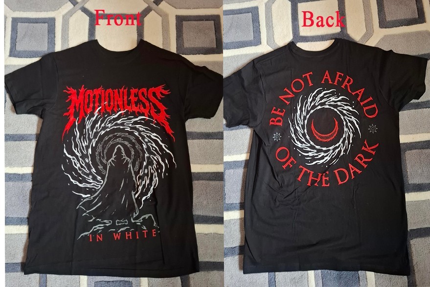 2 sides Motionless In White 2026 Tour T-Shirt gallery