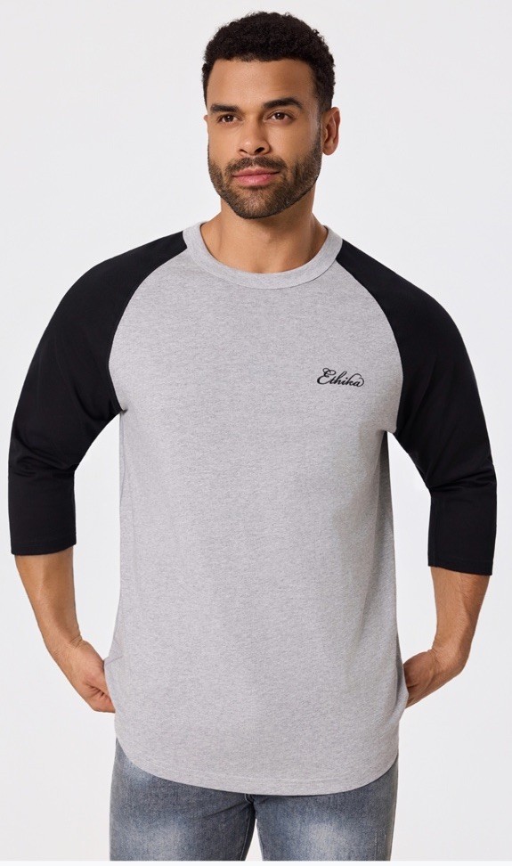 Ethika Men’s Raglan Tee 3/4 Sleeve- Script Size M NWT ‼️