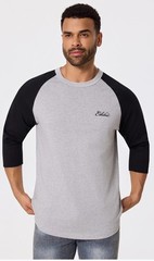 Ethika Men’s Raglan Tee 3/4 Sleeve- Script Size M NWT ‼️