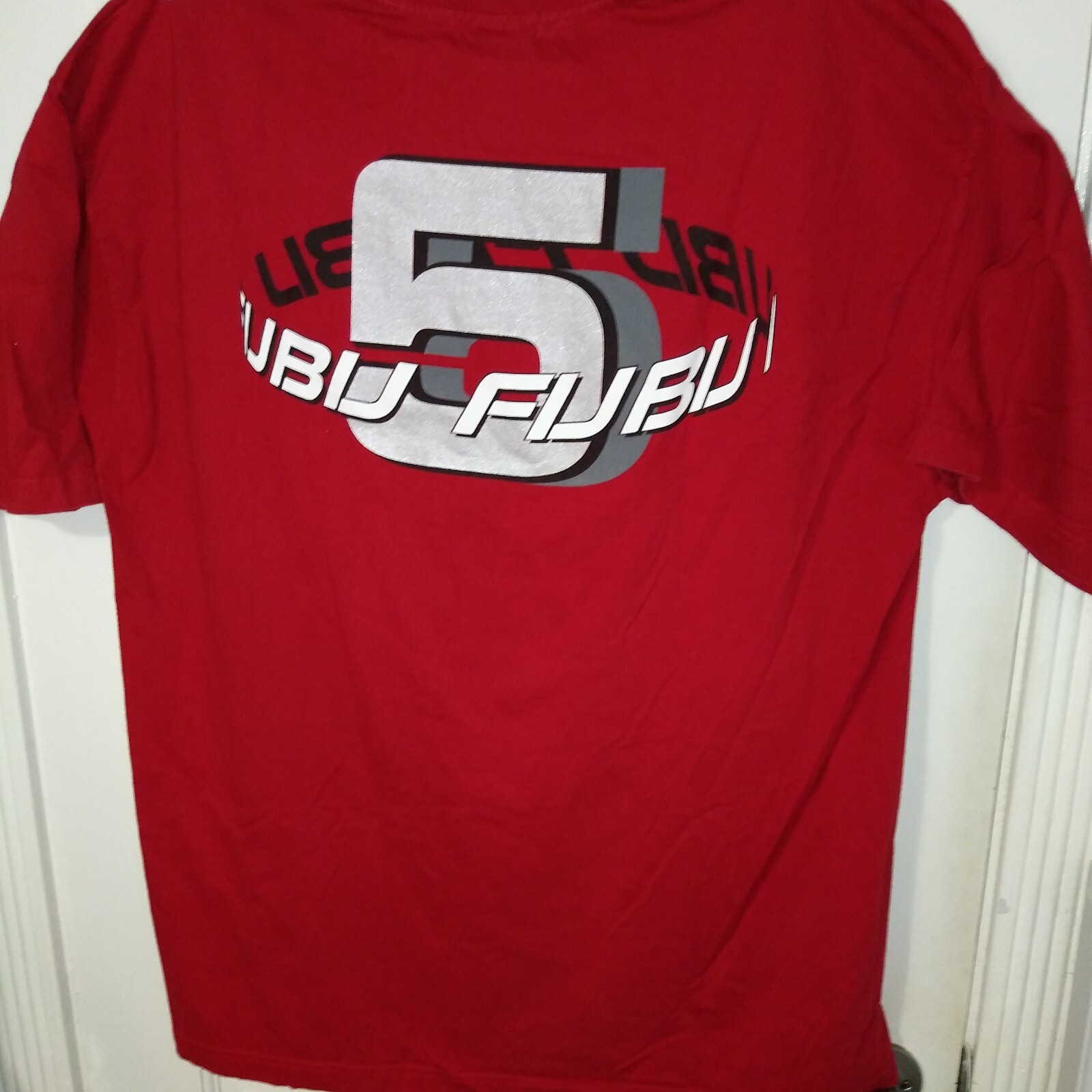 Fubu Old School Mens Hvy T Shirt Size XL See Measurement (Big) Sport Col. Red gallery