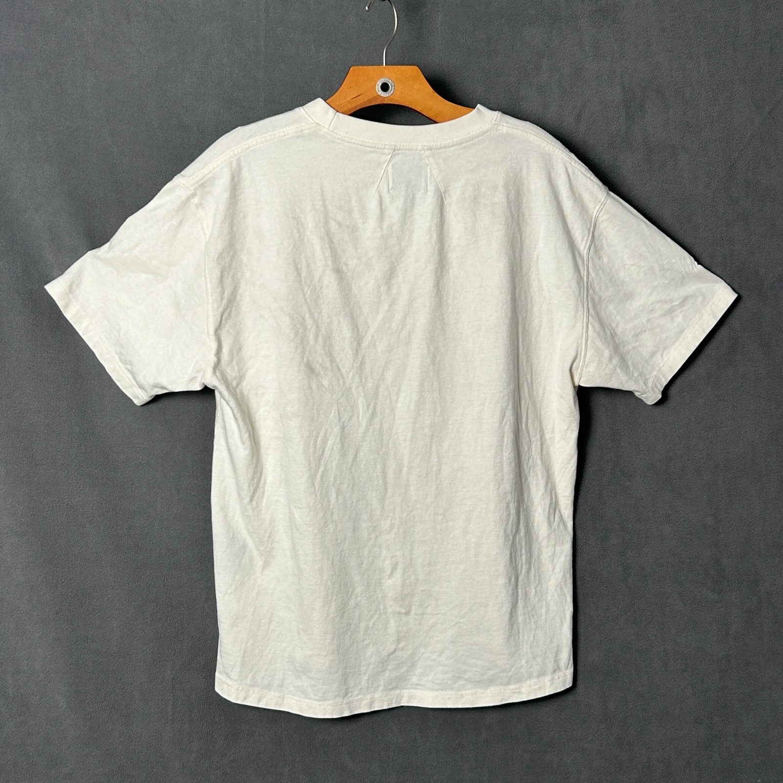 Rhude Legend Lives On Black Hills Graphic T-Shirt Vintage White Mens Small USA gallery
