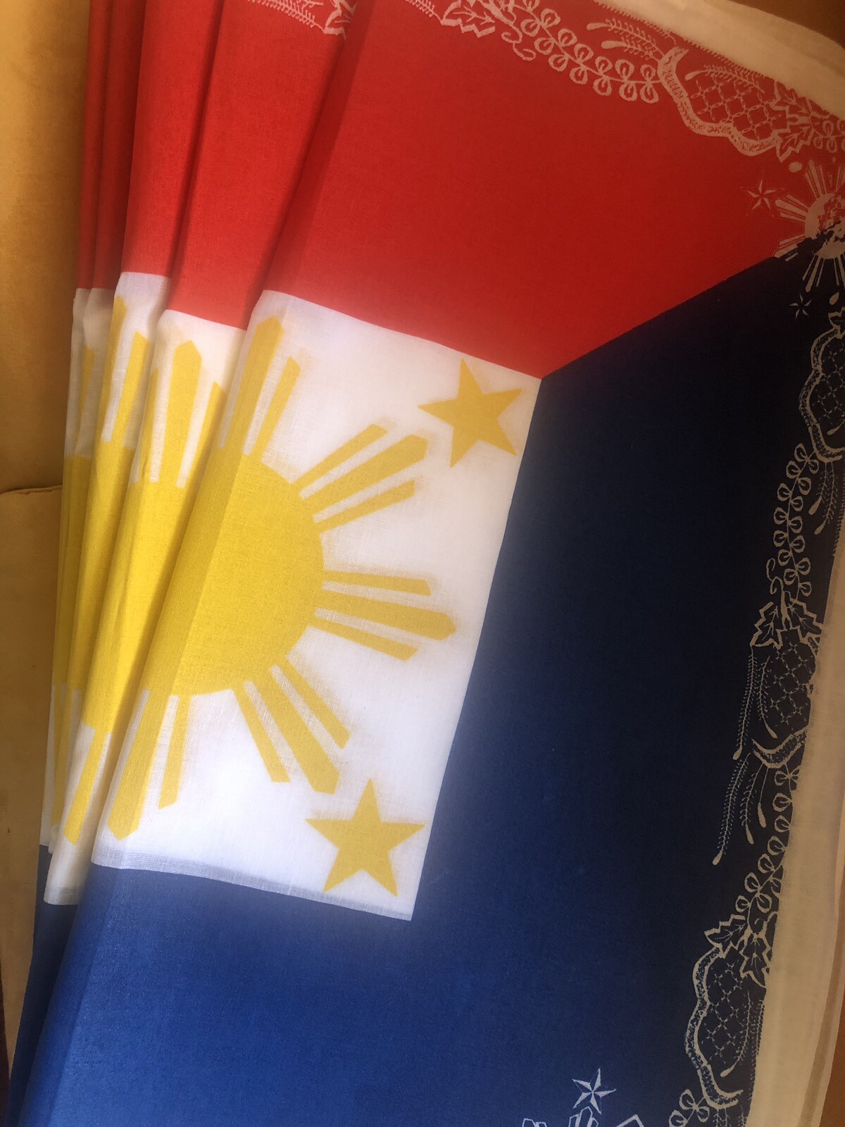 Filipino Flag bandana Philippines Pinoy Pinay 3 stars And Sun gallery