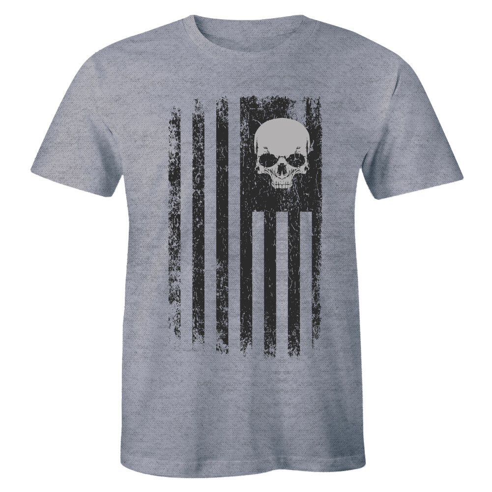 American Flag Skull T-shirt I Knives Out I Veteran I Military I Combat I Patriot