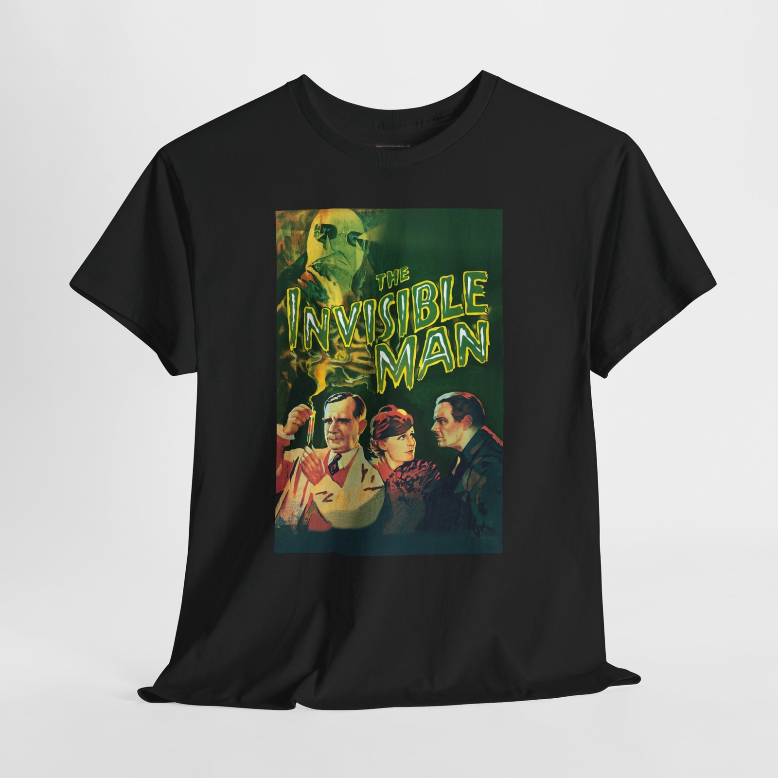 The Invisible Man 1933 Retro Movie Poster Horror Unisex Graphic T-Shirt gallery