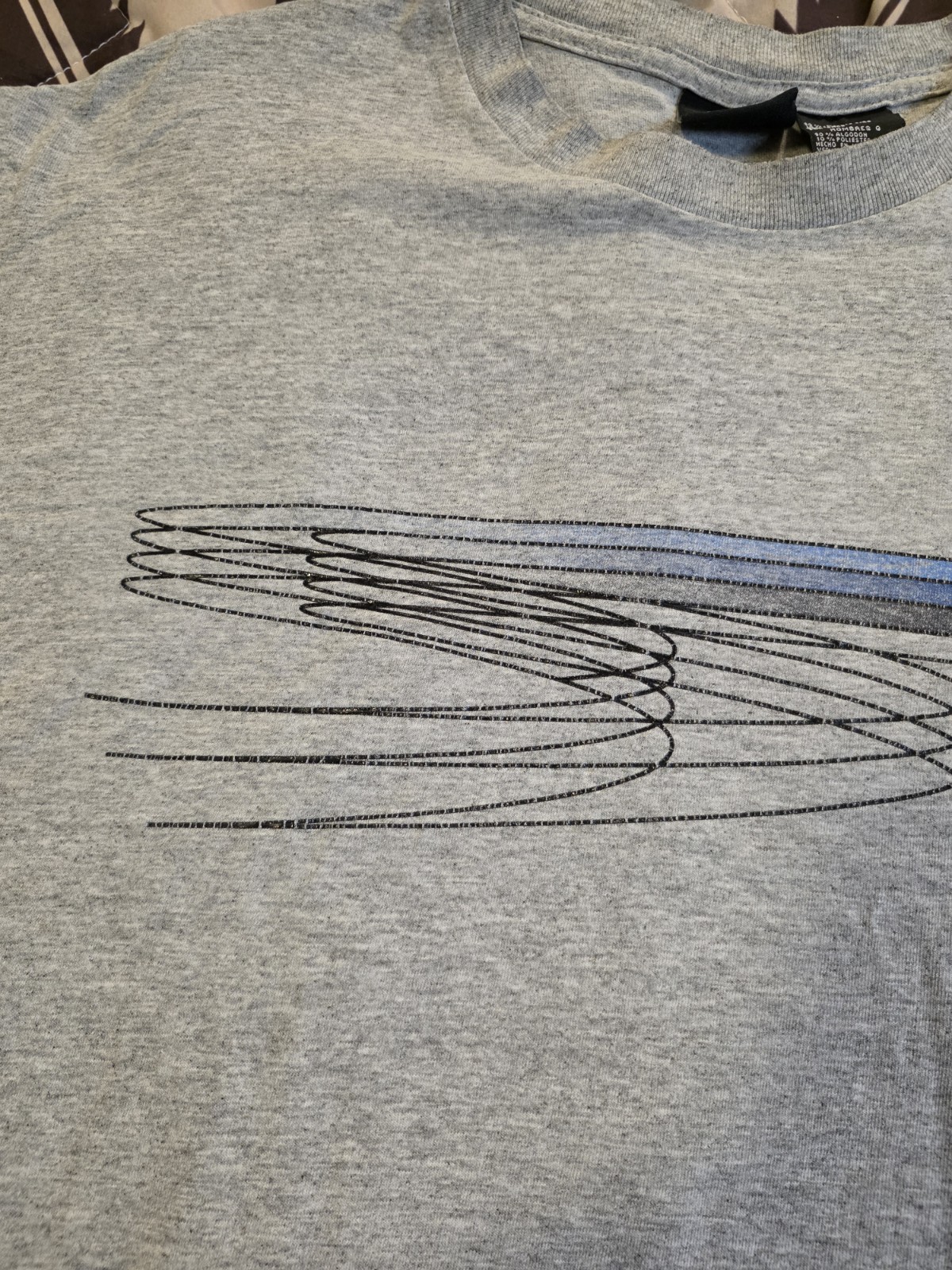 Vtg 90s Starter Logo Print Long Sleeve T Shirt Double Sided Gray Mens Size Large gallery