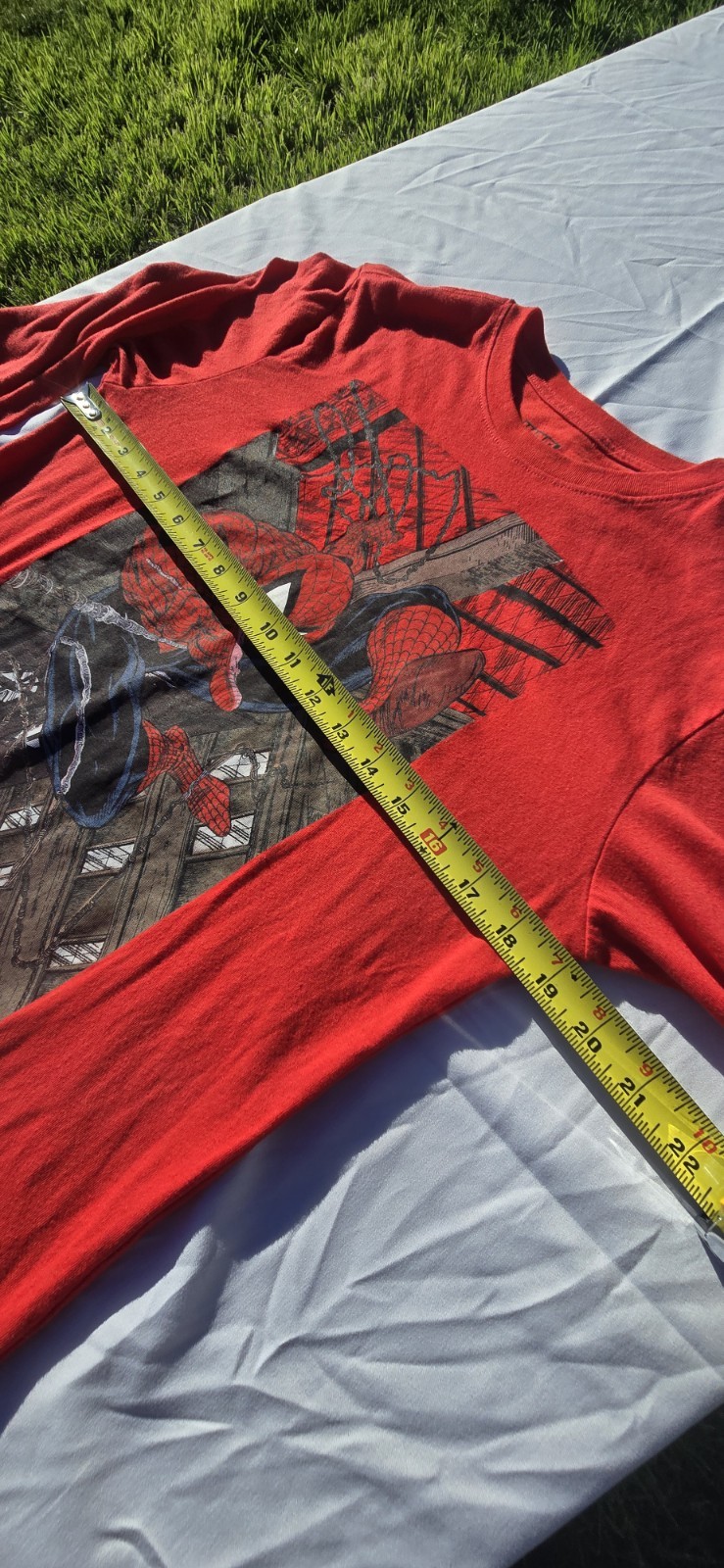 Marvel Spider-Man Mens Red long-sleeve t-shirt Size 2XL gallery
