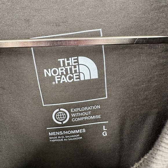 The North Face Men's Short Sleeve Box Logo T-Shirt sz L Dark Green NSE Tee NWT gallery