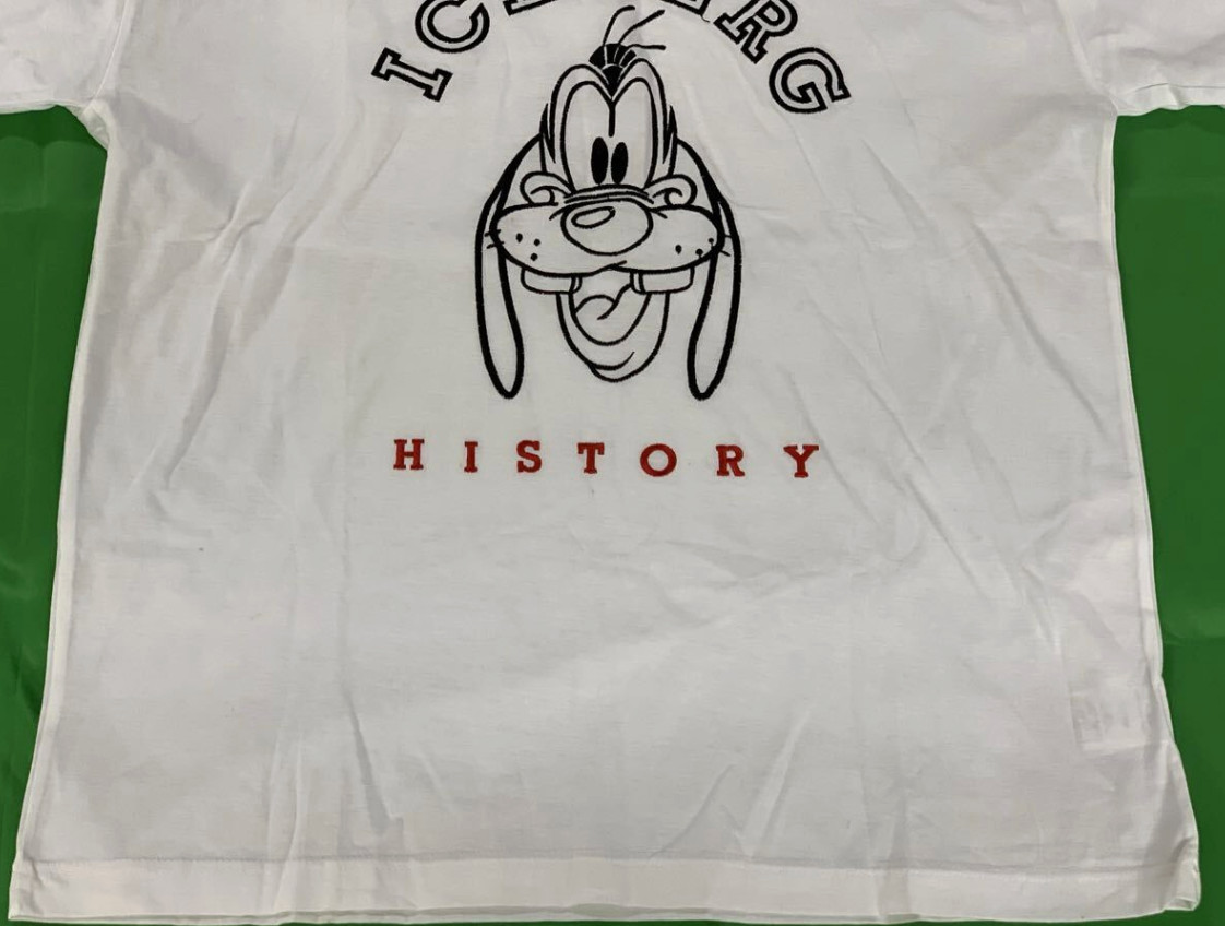 Iceberg HISTORY Vintage GOOFY White T-Shirt Men's Unused with Tag From Japan gallery