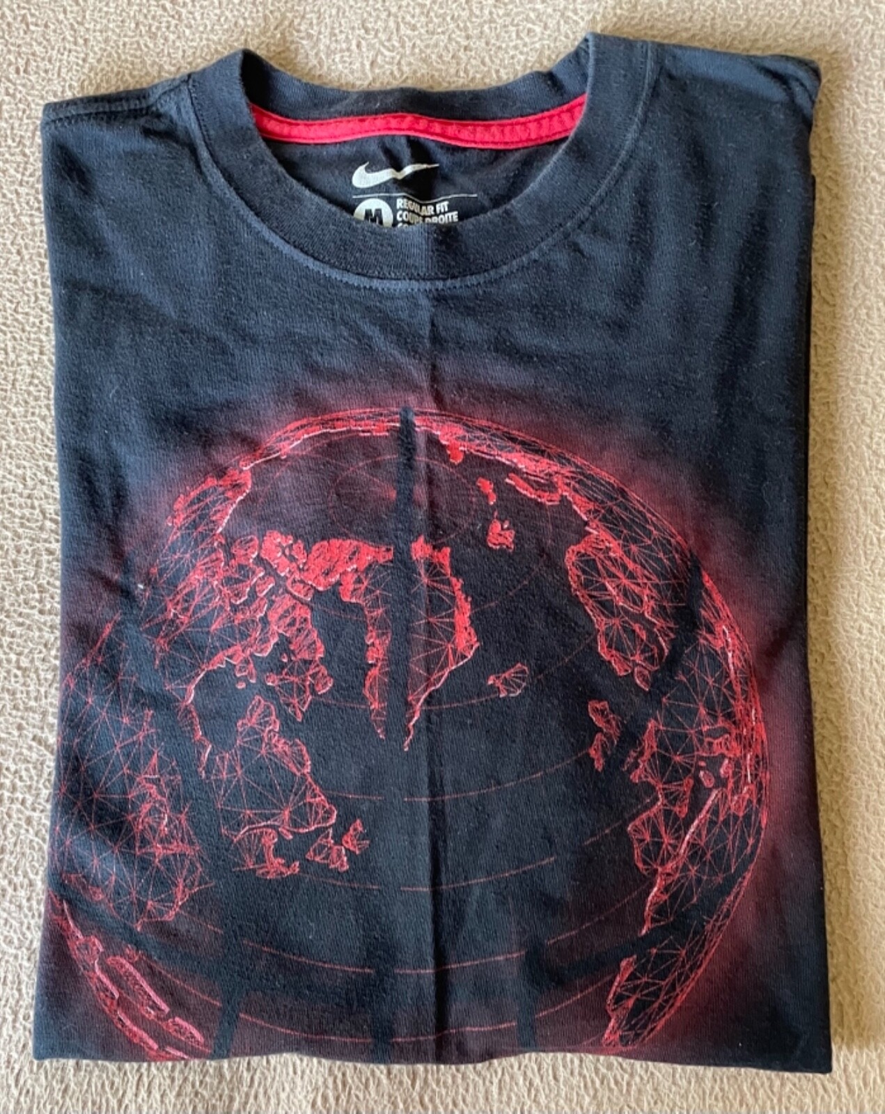Nike Men's Short Sleeve Graphics T-Shirt Black Size M gallery