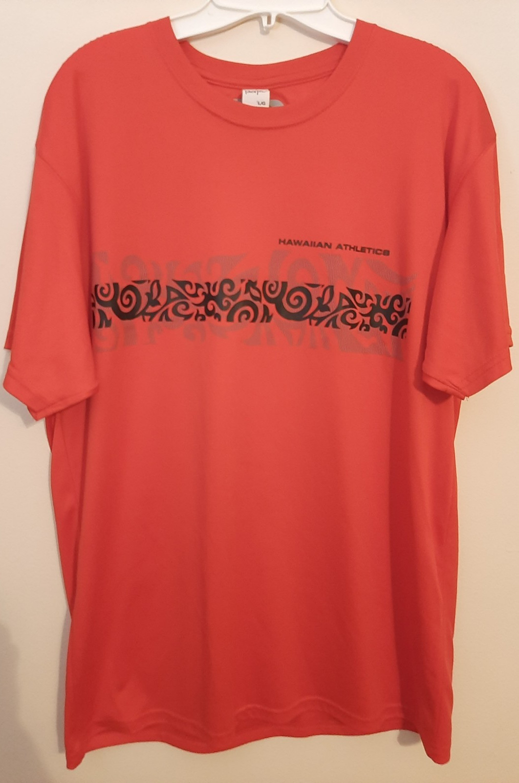 HA Hawaiian Athletics Mens Red Activewear Shirt LRG Performance Sun Protect--NEW gallery