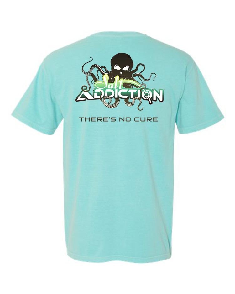 Salt Addiction Octopus Saltwater Fishing Short Sleeve T Shirt Ocean gallery