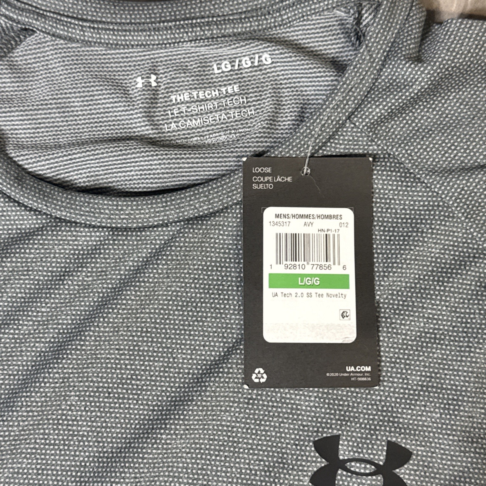 Under Armour 1326413 Men's UA Tech 2.0 Training T-Shirt, Academy/Steel, Medium gallery