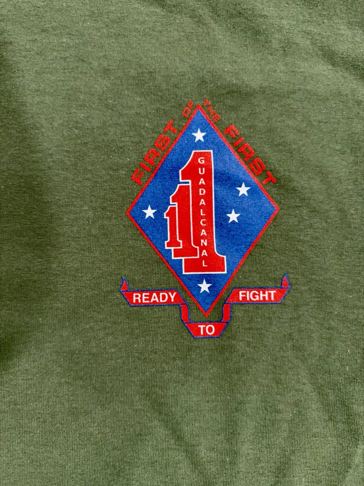 UNITED STATES MARINE CORPS USMC 1st BATTALION 1st MARINES (1/1) T-Shirt - Sz XL gallery