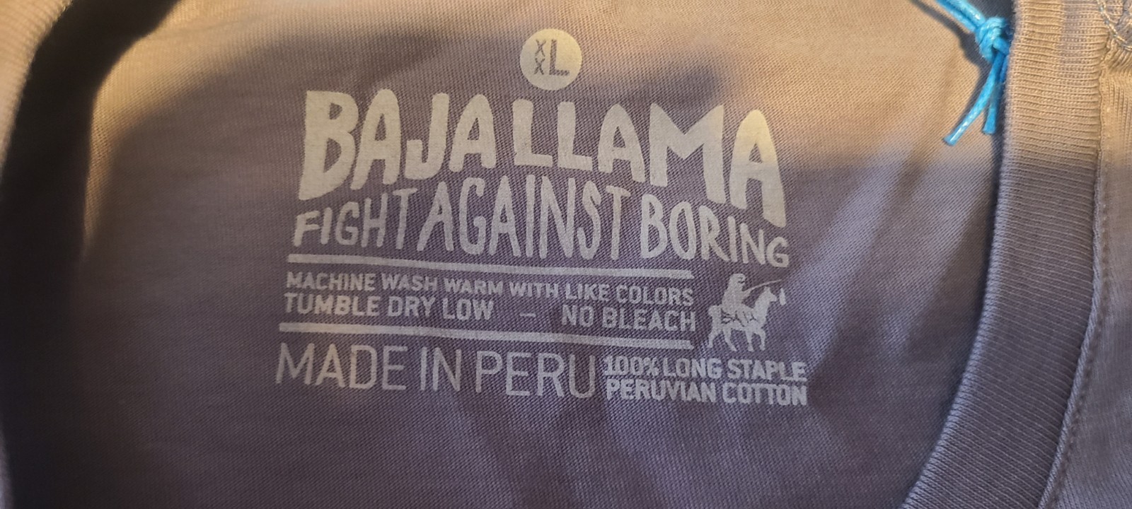 Mens Baja Lama primo s/s shirt surf llama XXL grey NWT gallery