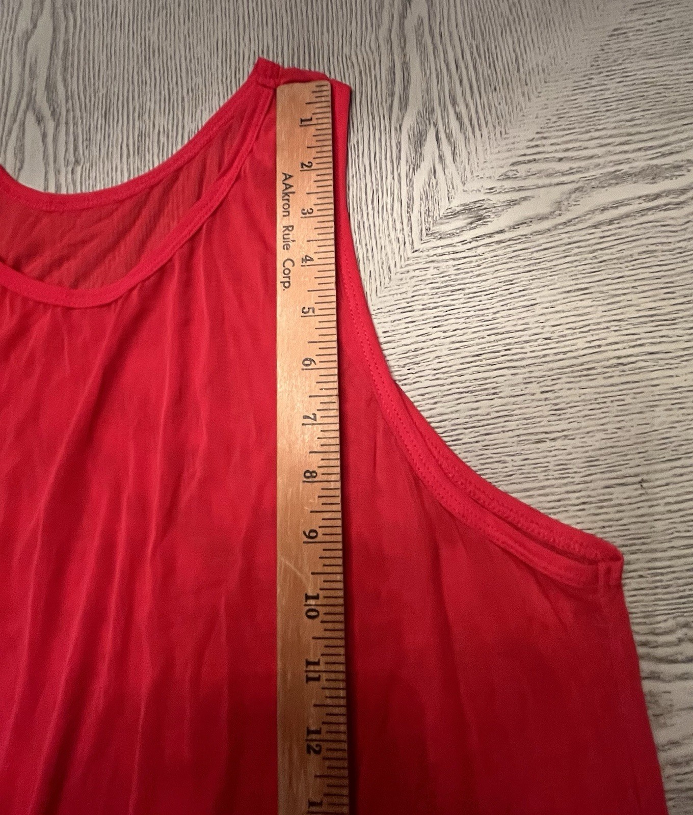 Go Softwear Men’s Sleeveless Red Mesh Tank Top Sz.XL See Through Fishnet gallery