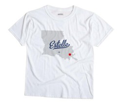 Estelle Louisiana LA T-Shirt MAP