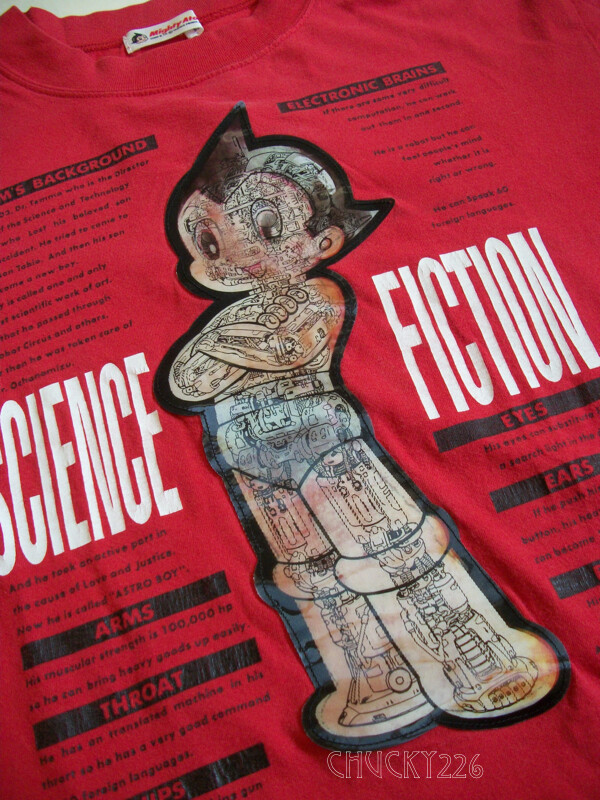 Astro Boy 鉄腕アトム Mighty Atom 90's Vintage 3D Holograph T-shirt Tezuka Pro Japan gallery