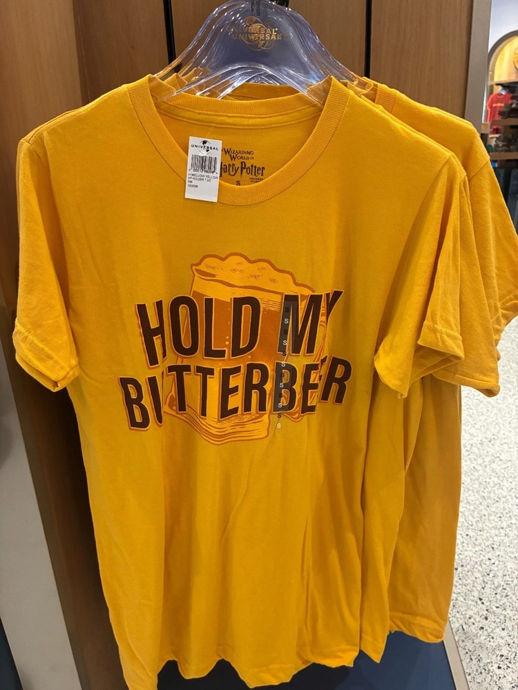 Universal Studios Epic Universe Harry Potter Hold My Butterbeer Shirt NWT