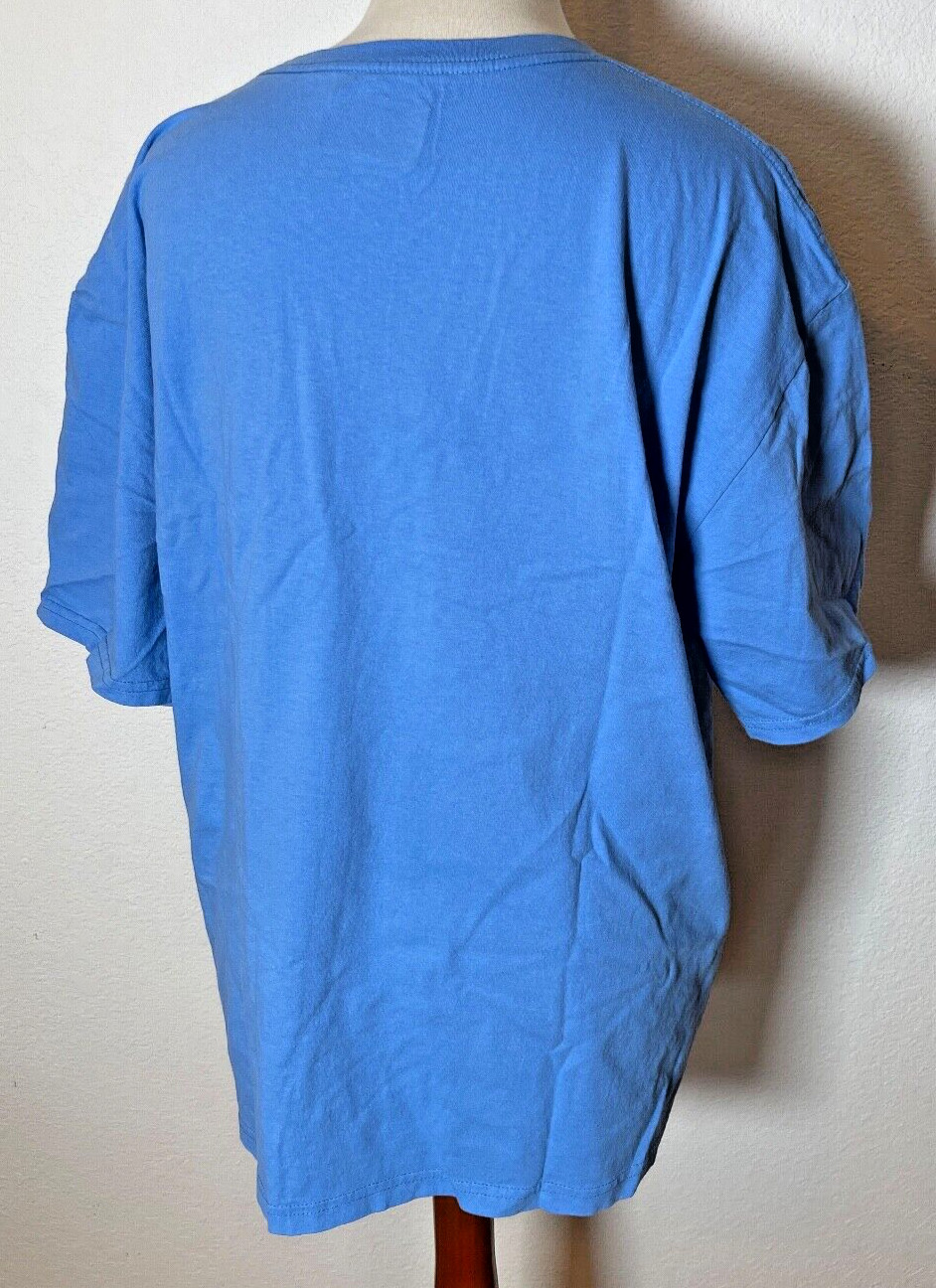 Mustang Mens Shirt Extra Large Car Graphic Tee Blue Cotton Easy Care gallery