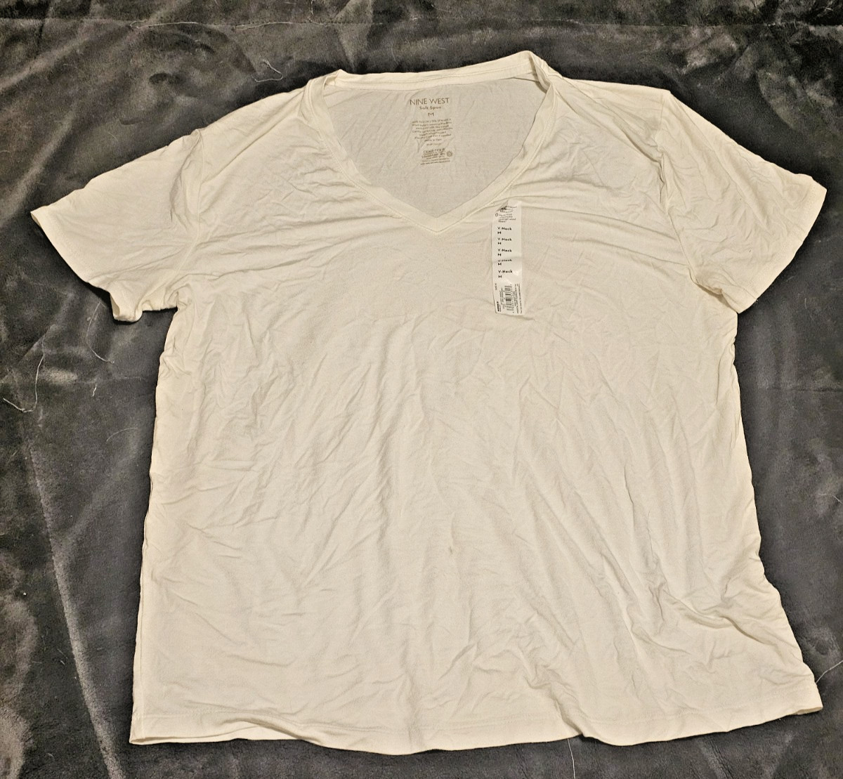 Nine West White T-Shirt White Men's Size M gallery