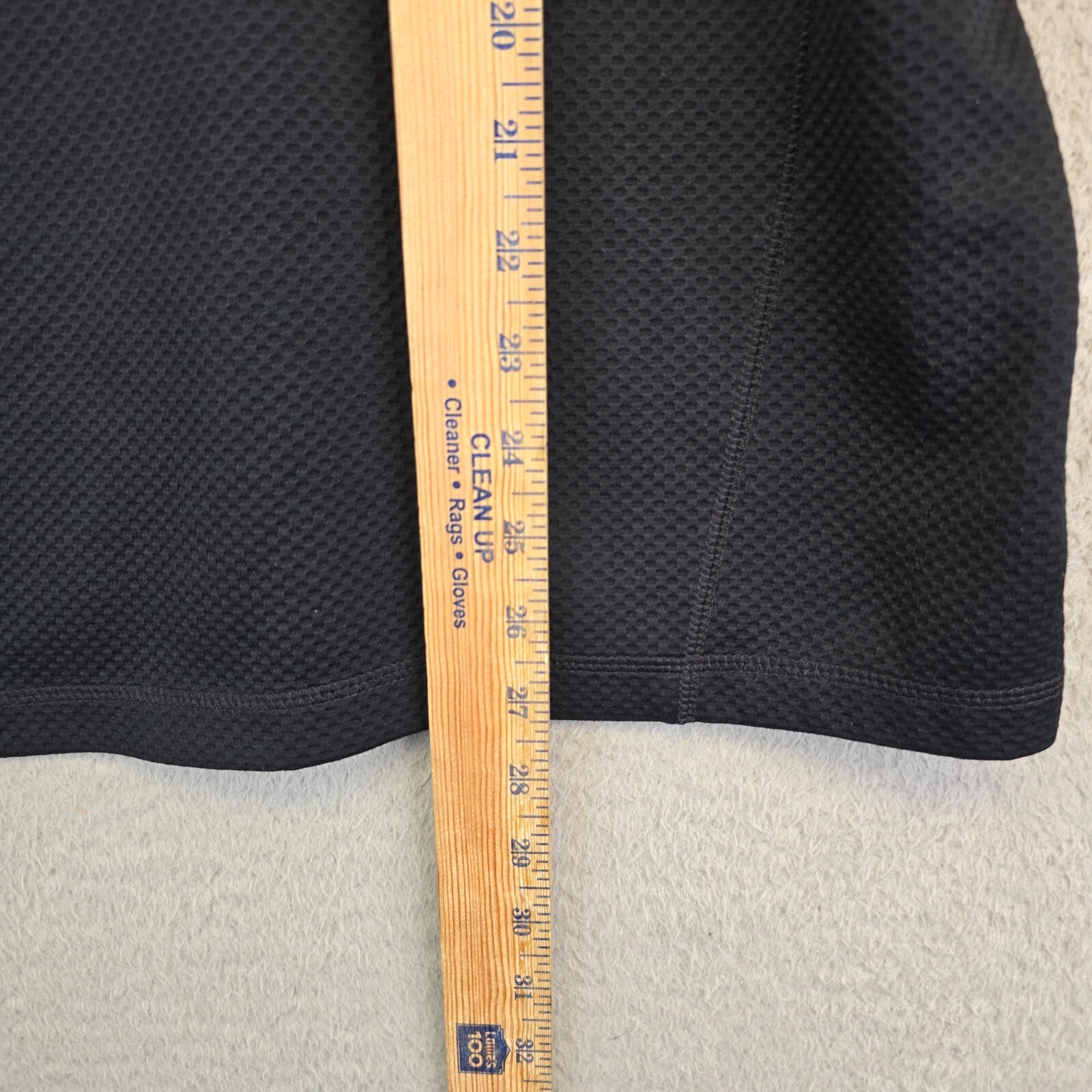 Old Navy Thermal Shirt Mens L Black Crew Neck Long Sleeve Base Layer Warm gallery
