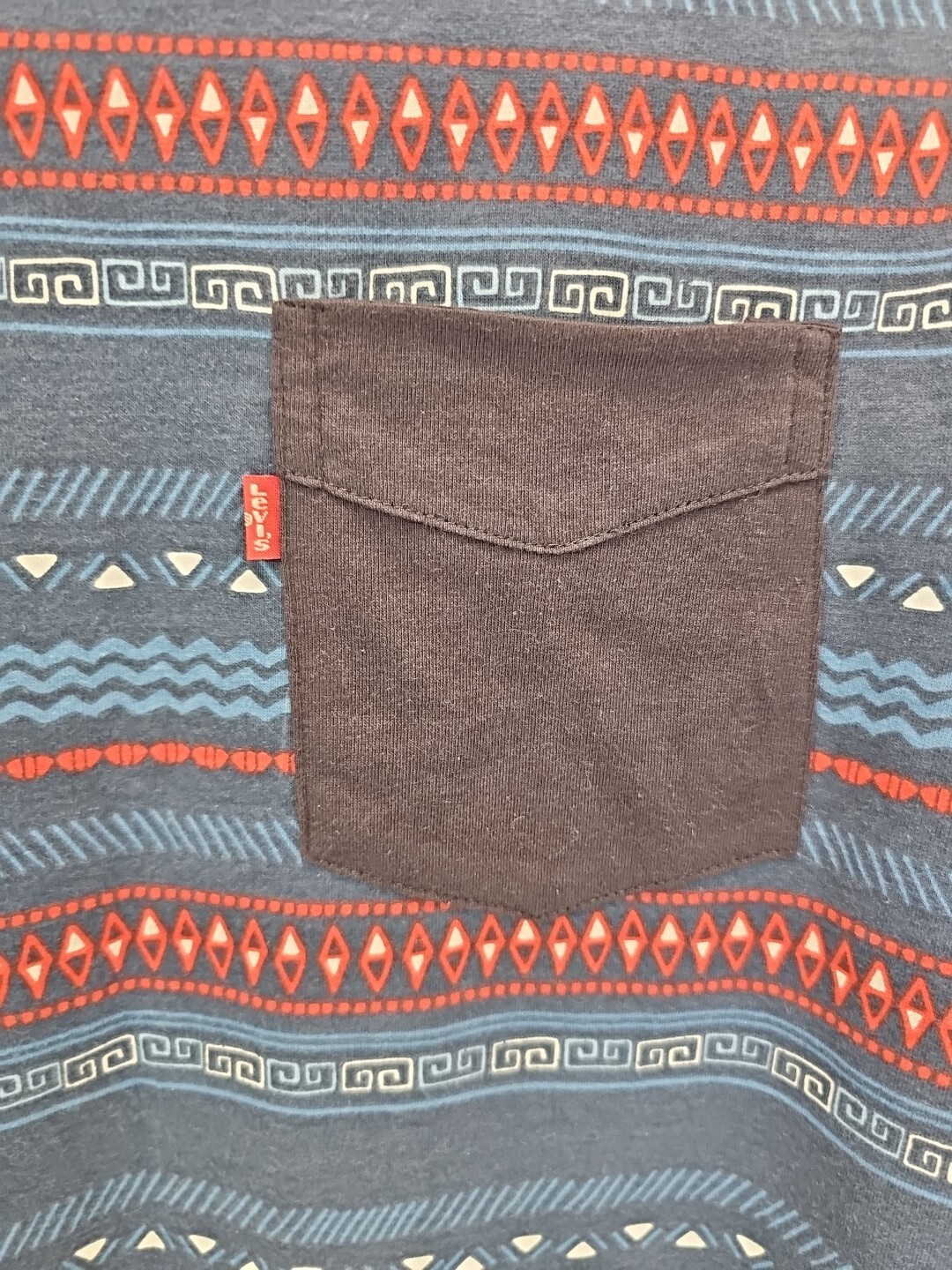 Men’s Levi's 2XL Tank Top Shirt - Striped, Summer, Beach, Pool, Blue, Fashion gallery