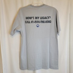 UNKNWN LeBron James Men’s Legacy Boxy T-Shirt Gray/Blue MED New With Tags