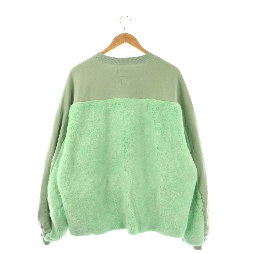 【TOPS】FACETASM CSW-SW-M04FAUX FUR SWEAT Sweatshirt Faux Fur Size 5 Smoke gallery