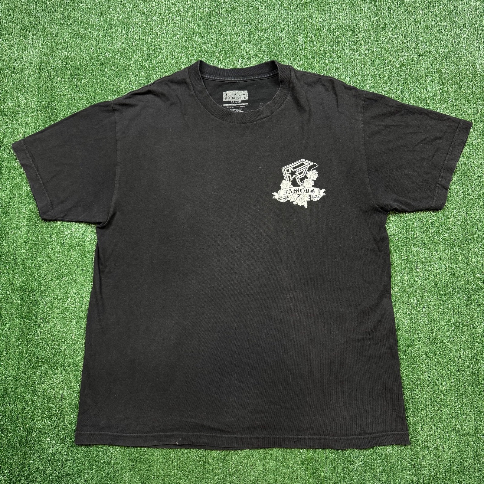 Famous Stars And Straps T Shirt Men's Size L Black Short Sleeve Streetwear Tee gallery
