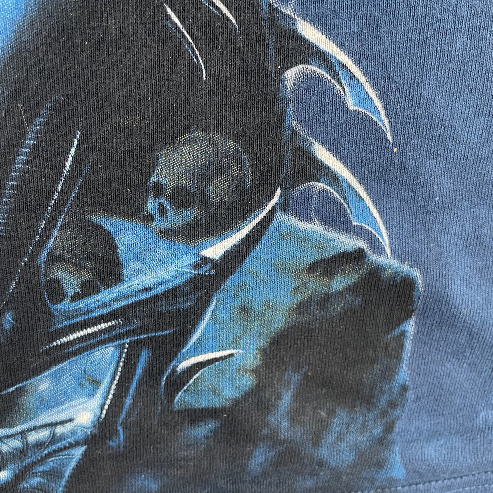 VTG The Mountain Dragon Shirt Mens Medium Tank Top Blue Skulls Fantasy NEW gallery