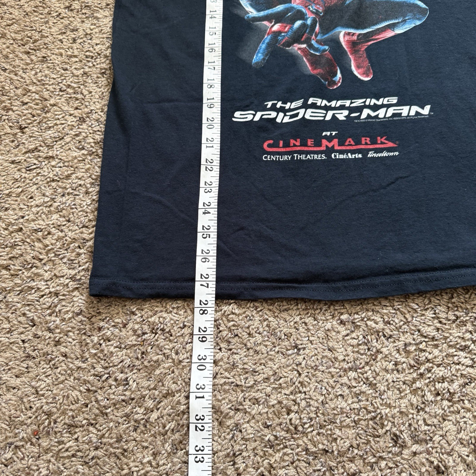 2012 The Amazing Spider-Man Movie Promo T-Shirt Men’s M gallery