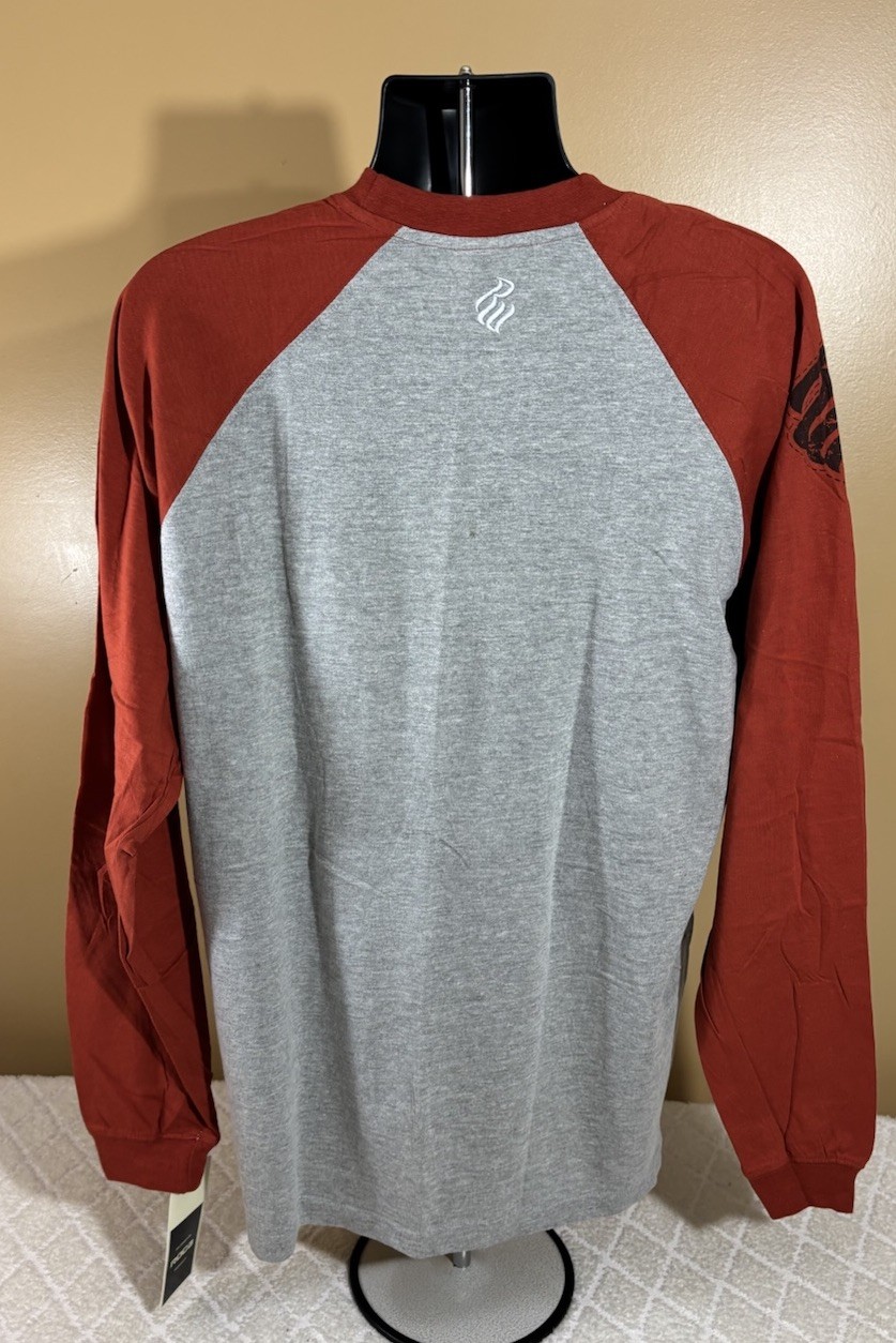 NEW Vintage Rocawear 99 Graphic Long Sleeve Shirt Gray/Orange Men’s Size L gallery