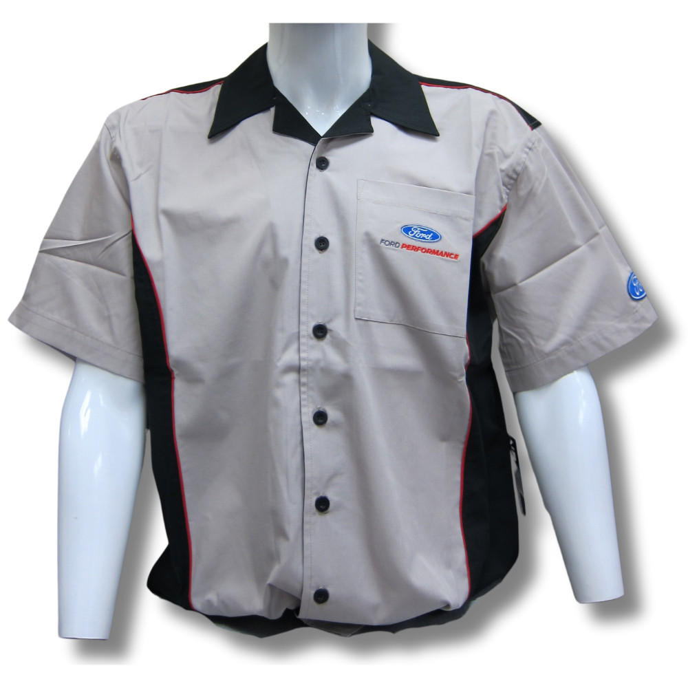 Ford Performance Pit Mechanic Button Down Work Crew Shirt Official Licensed gallery