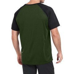 5 Pack Mens Quick Drying Shirts Crew Neck Loose Breathable Cool Workout Runni…
