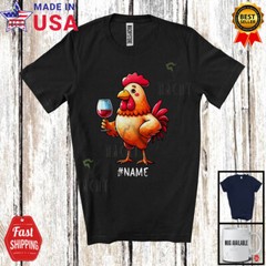 Custom German Chicken Drinking Wine; Joyful Festival Oktoberfest; Drunker Shirt