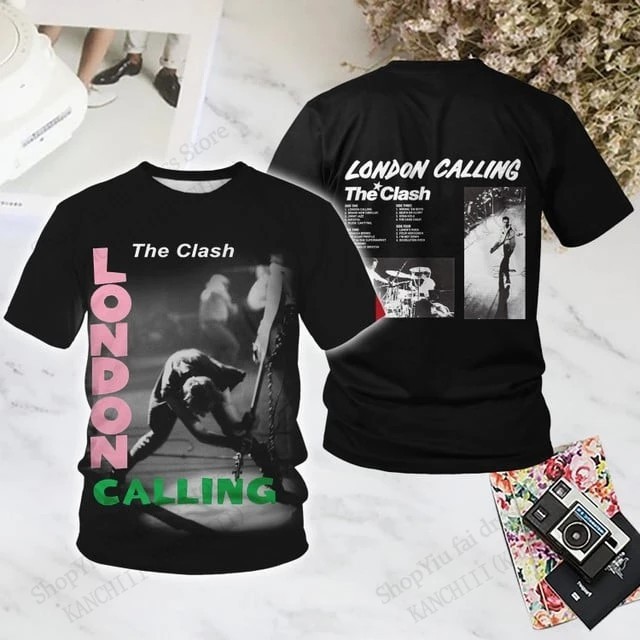 The Clash – London Calling 3D Shirt Unisex All Sizes K384