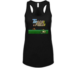 Track And Field Retro Video Arcade Game T Shirt