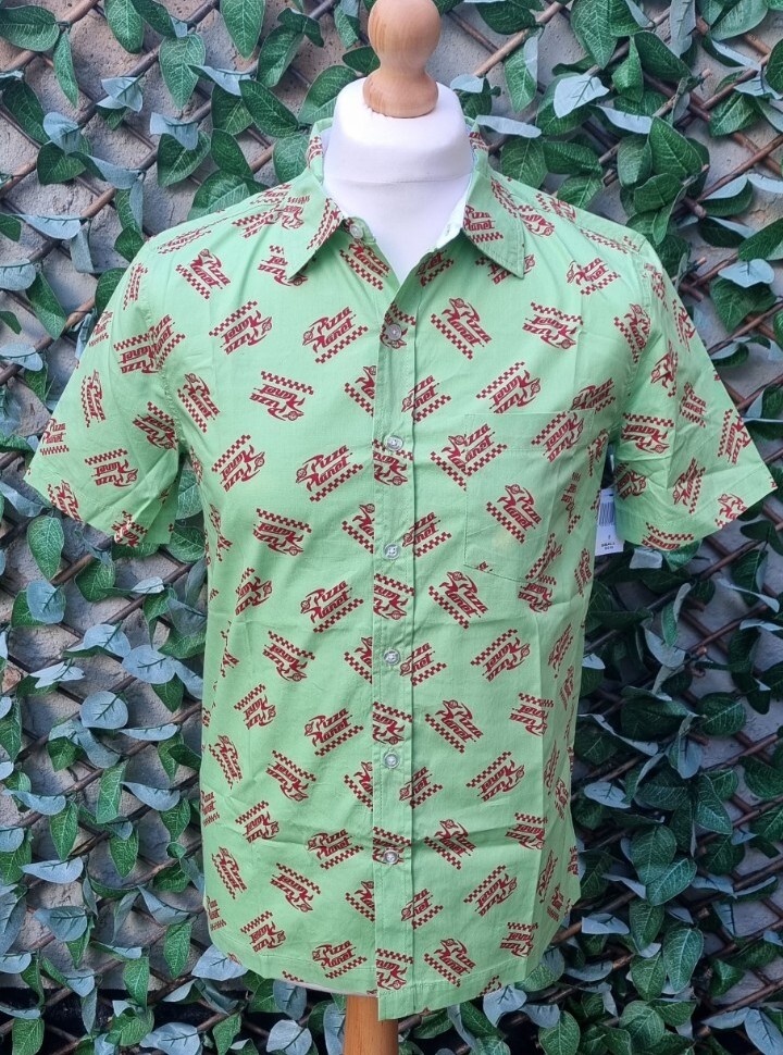 Boys Disney Parks - Pizza Planet Woven Button Shirt | BNWT | X-Small Toy Story gallery