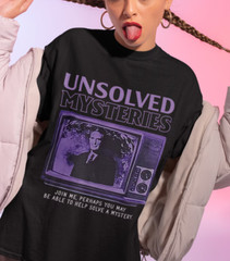 Unsolved Mysteries Shirt Funny Heavy Metal Shirt Gift For Fans S-5Xl