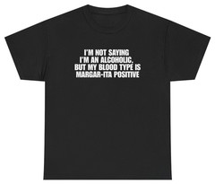 Funny Margarita Blood Type Tee | Unethical Threads