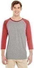 Jerzees Mens Dri-Power Active Triblend Baseball Raglan T-Shirt (601RR)