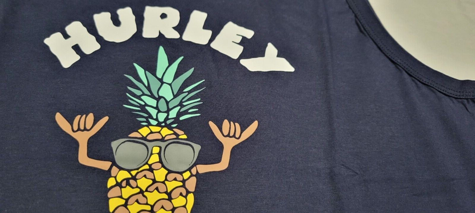 Hurley Men's Favorite fruit Bros Jersey graphic tank-top Obsidian gallery