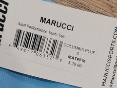 Marucci Baseball Softball SOX Blue T-shirt men’s S NWT MSRP: $29.99