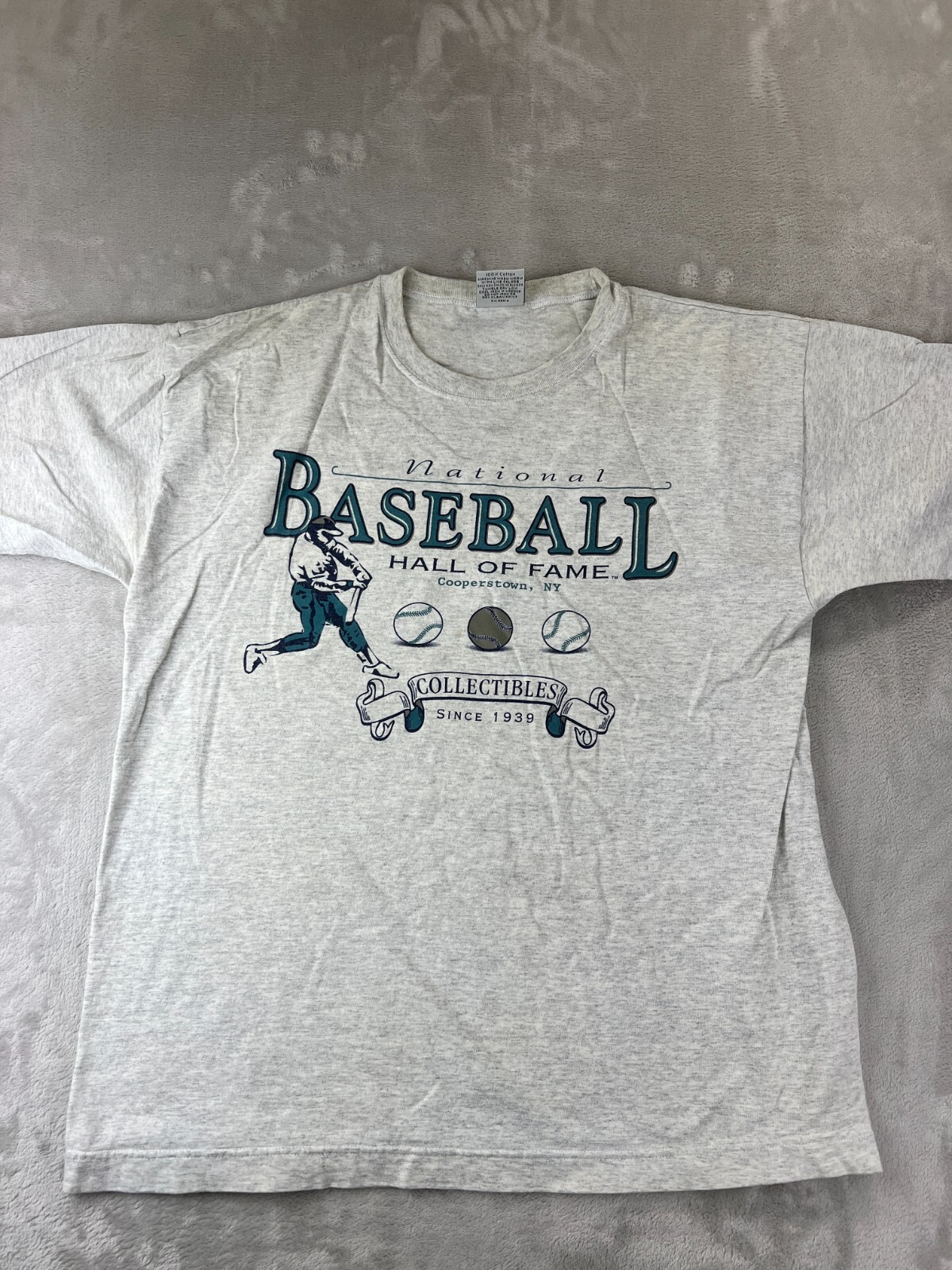 Vintage 90's National Baseball Hall of Fame T-Shirt Size L Made in USA MLB gallery