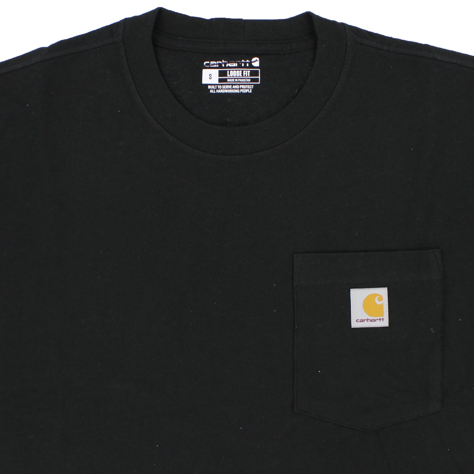 Carhartt Men's T-Shirt, Loose Fit Short Sleeve Heavyweight Pocket Tee gallery