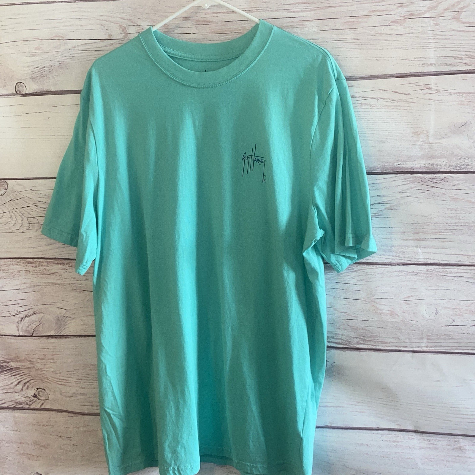 Guy Harvey Mens Marlin Fishing T Shirt Aqua XL Short Sleeve Graphic Tee Resort gallery