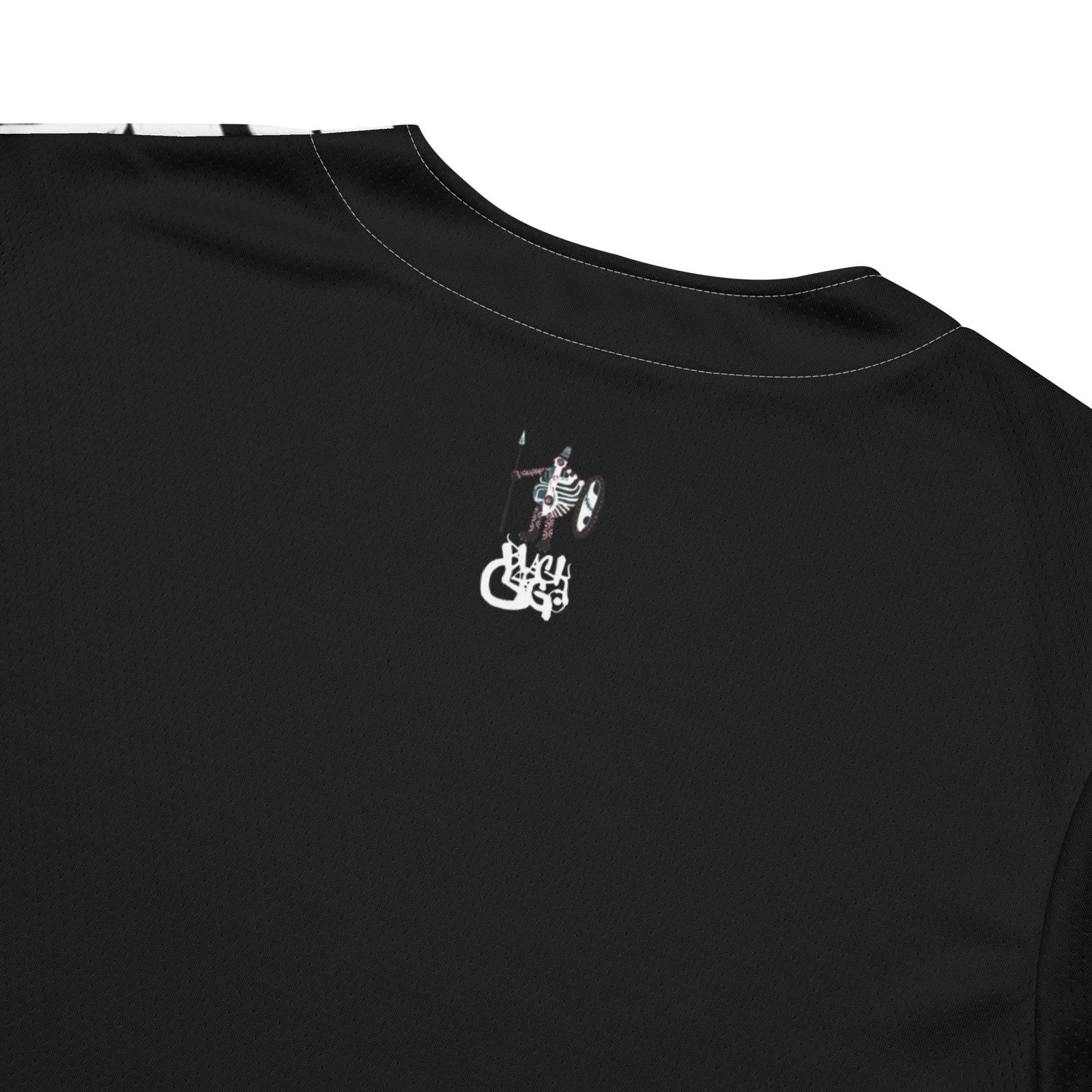 BlackCargo Apparel Mens Recycled Baseball Jersey Eco Friendly Streetwear White L gallery